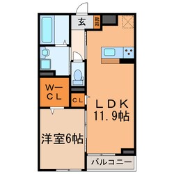 カルム（追進町）の物件間取画像